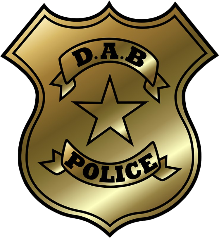 Dab Police Symbol Png Jpg Royalty Free Download - Throw Pillow (749x814), Png Download