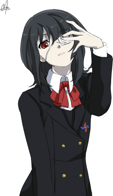 Kuro San Мэй Мисаки - Another Mei Misaki Png (500x707), Png Download