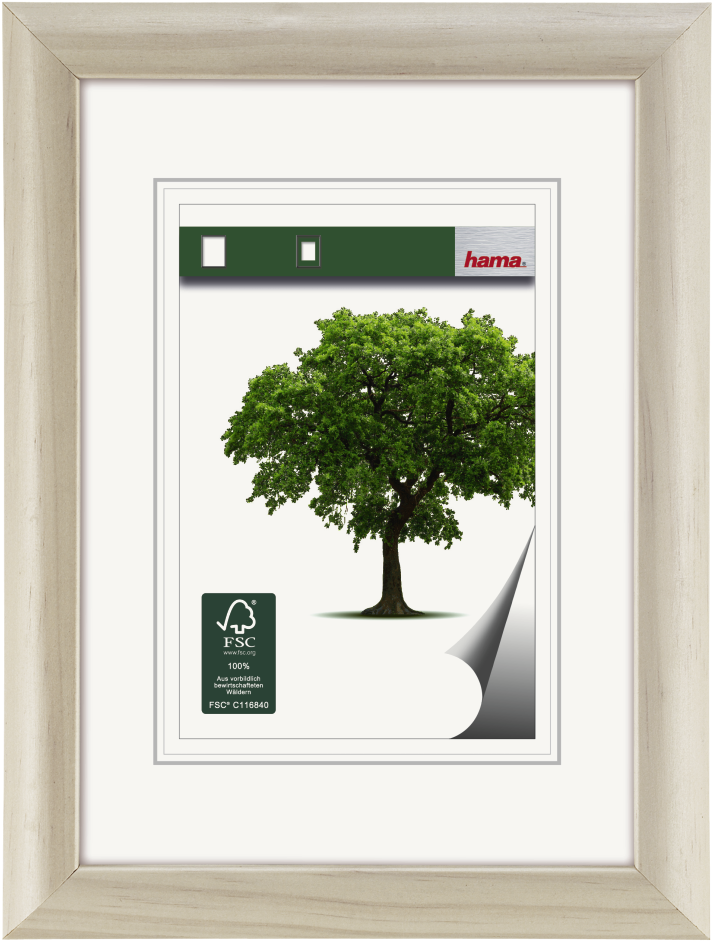 "rhön" Wooden Frame, White, 20 X 30 Cm - Hama Holzrahmen Rhön, Weiß, 30 X 40 Cm (1100x1100), Png Download