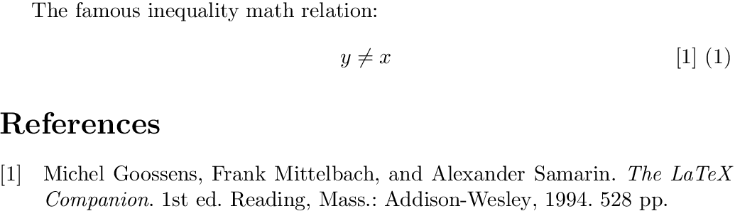 Result - Cite An Equation In A Paper (1035x297), Png Download