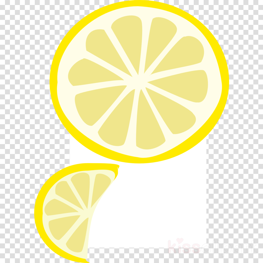 Lemon Slice Png Clipart Lemon Meringue Pie Clip Art - Clip Art (900x900), Png Download