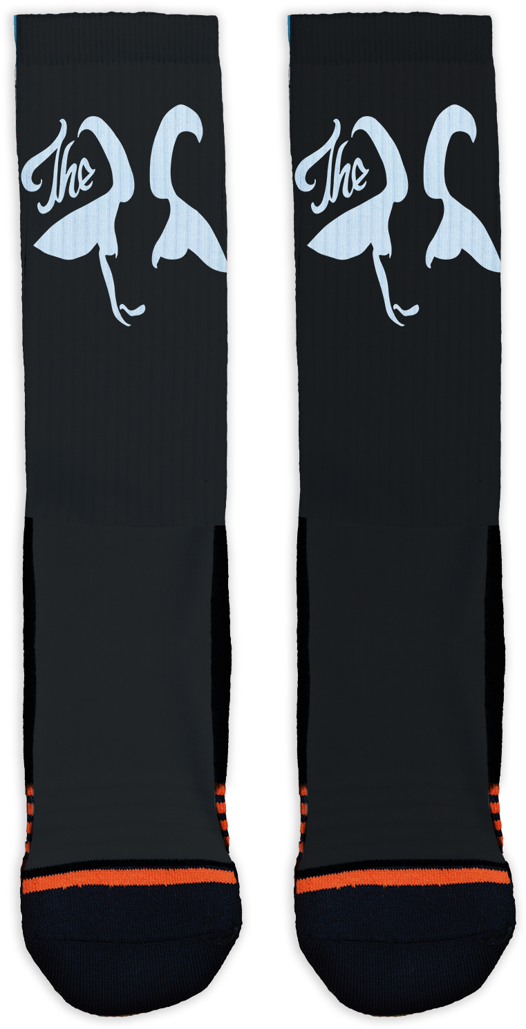 The Goat One - Men's Carolina Panthers For Bare Feet Black 4-stripe (1548x1548), Png Download