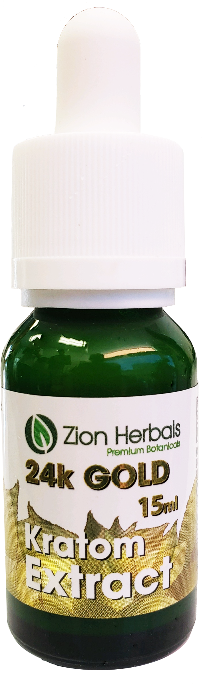 Zion Herbals 15ml 24k Gold Kratom Extract (2067x2756), Png Download