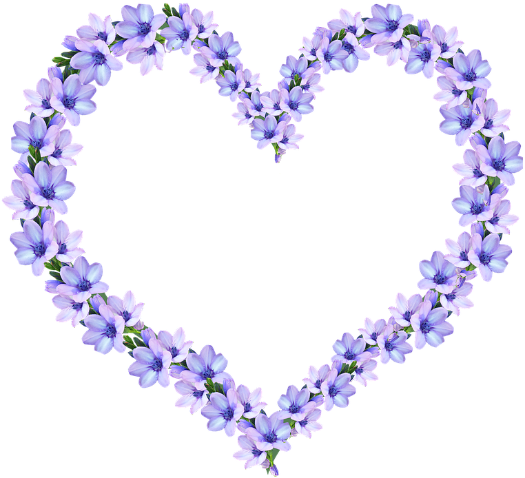 Frame, Purple, Flowers, Design - Mor Çiçek Çerçeve (763x720), Png Download