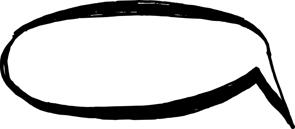50 Hand Drawn Comic Speech Bubbles Vector - Headband (1000x437), Png Download