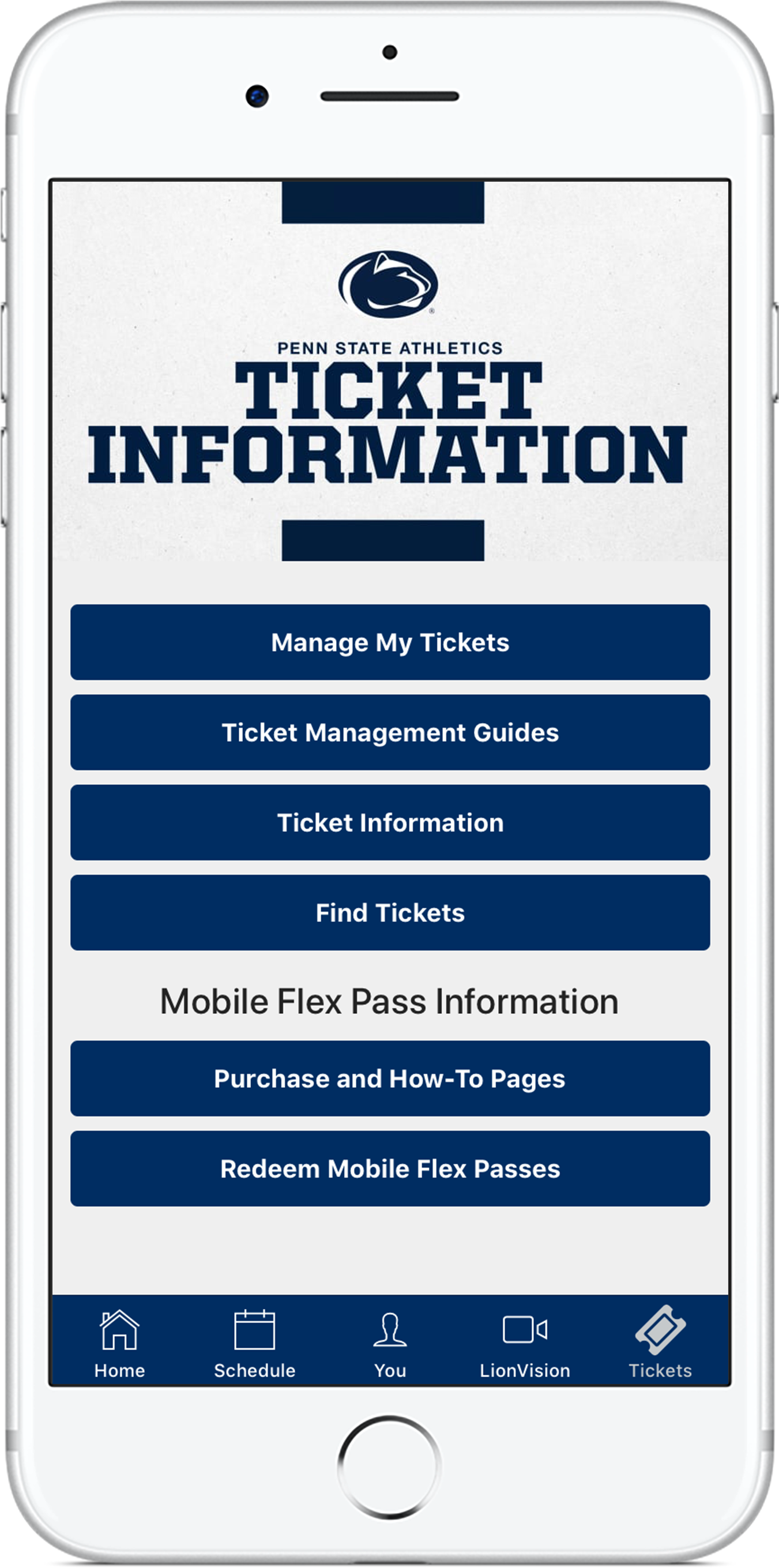 Go To The Penn State Athletics App On Your Iphone Or (1622x2844), Png Download