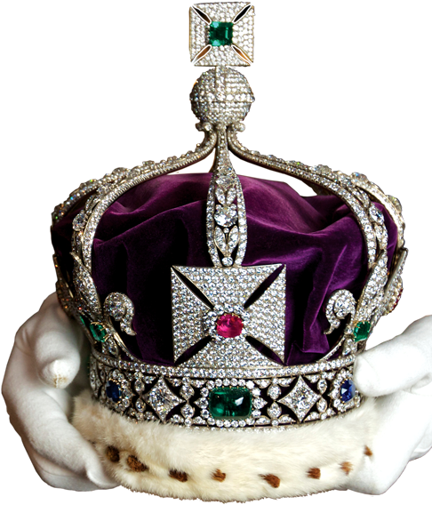 Royal Crown - Museum Crown Jewels London (500x631), Png Download