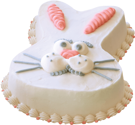 Bunny Cake - Carvel Cakes (600x600), Png Download