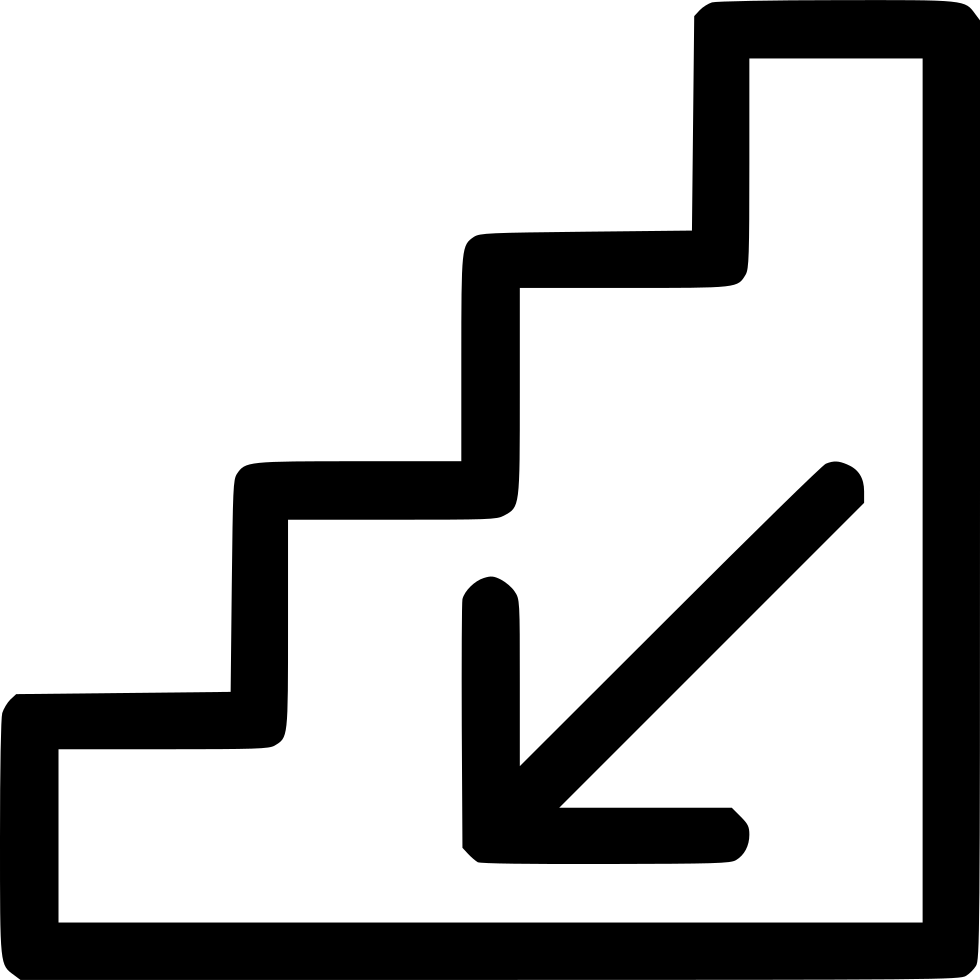 Png File - Stairs Png Icon (980x980), Png Download