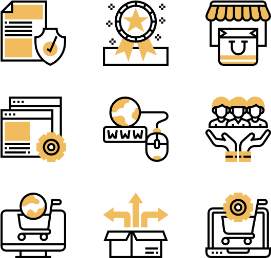 Online Marketplace - Movie Icon (600x564), Png Download