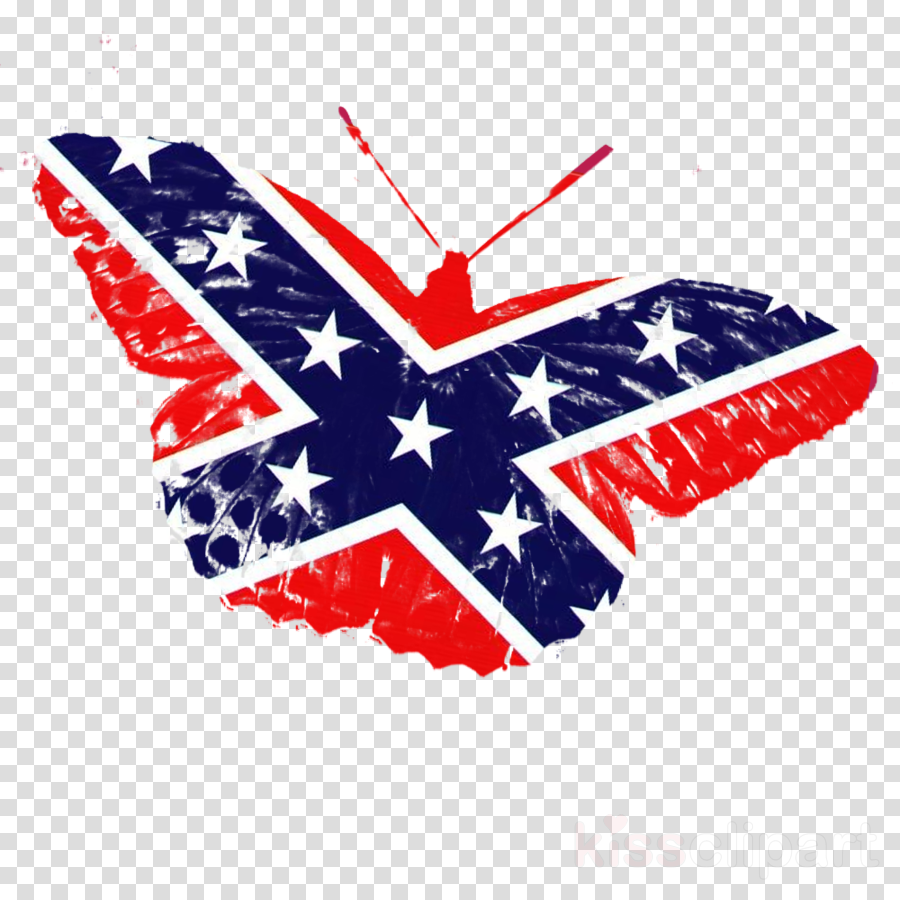 Rebel Flag On Transparent Clipart Southern United States - Confederate States Of America (900x900), Png Download
