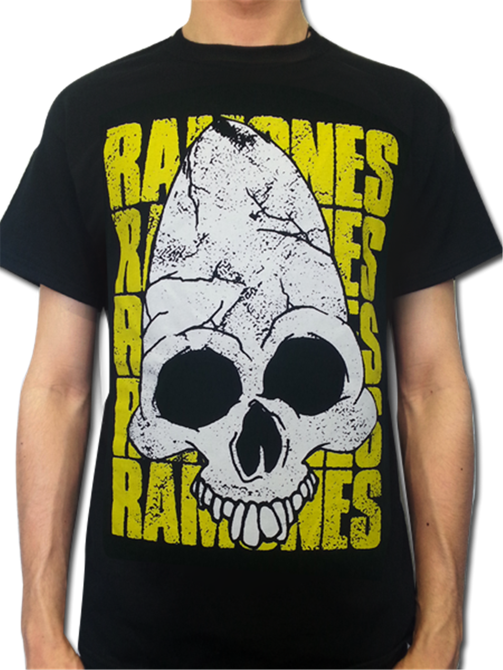 Pinhead Distressed - Img - Ramones T Shirt Skull (1000x1333), Png Download