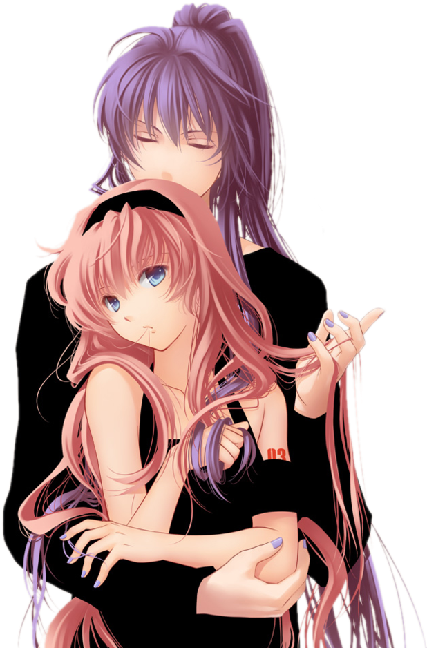 09264e0594e8 - Gakupo X Luka (647x949), Png Download