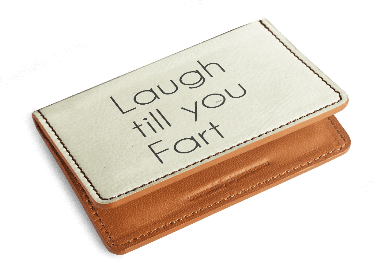 Dailyobjects Laugh Till You Fart Card Wallet Buy Online - Wallet (1220x900), Png Download