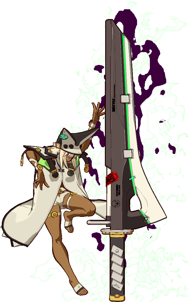 Ggxrd Ramlethal 5h Sword - Ramlethal Valentine In Game Gif (630x1023), Png Download