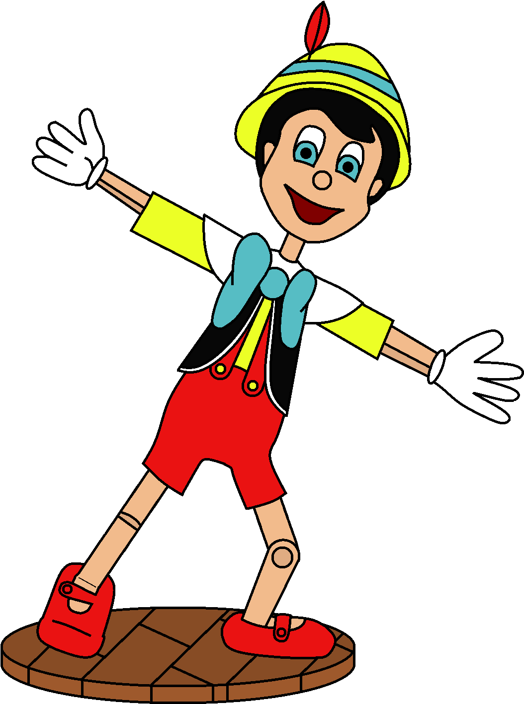 Pinocchio (1245x1585), Png Download