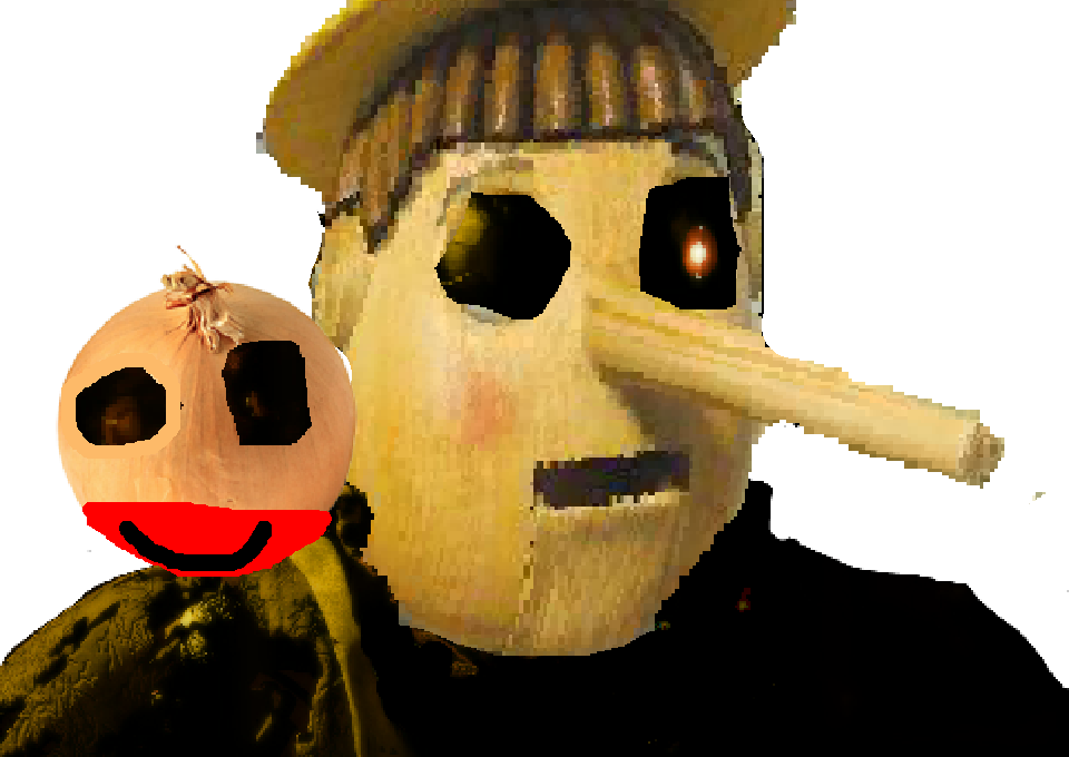 Nightmare Pinocchio - Onion (960x680), Png Download