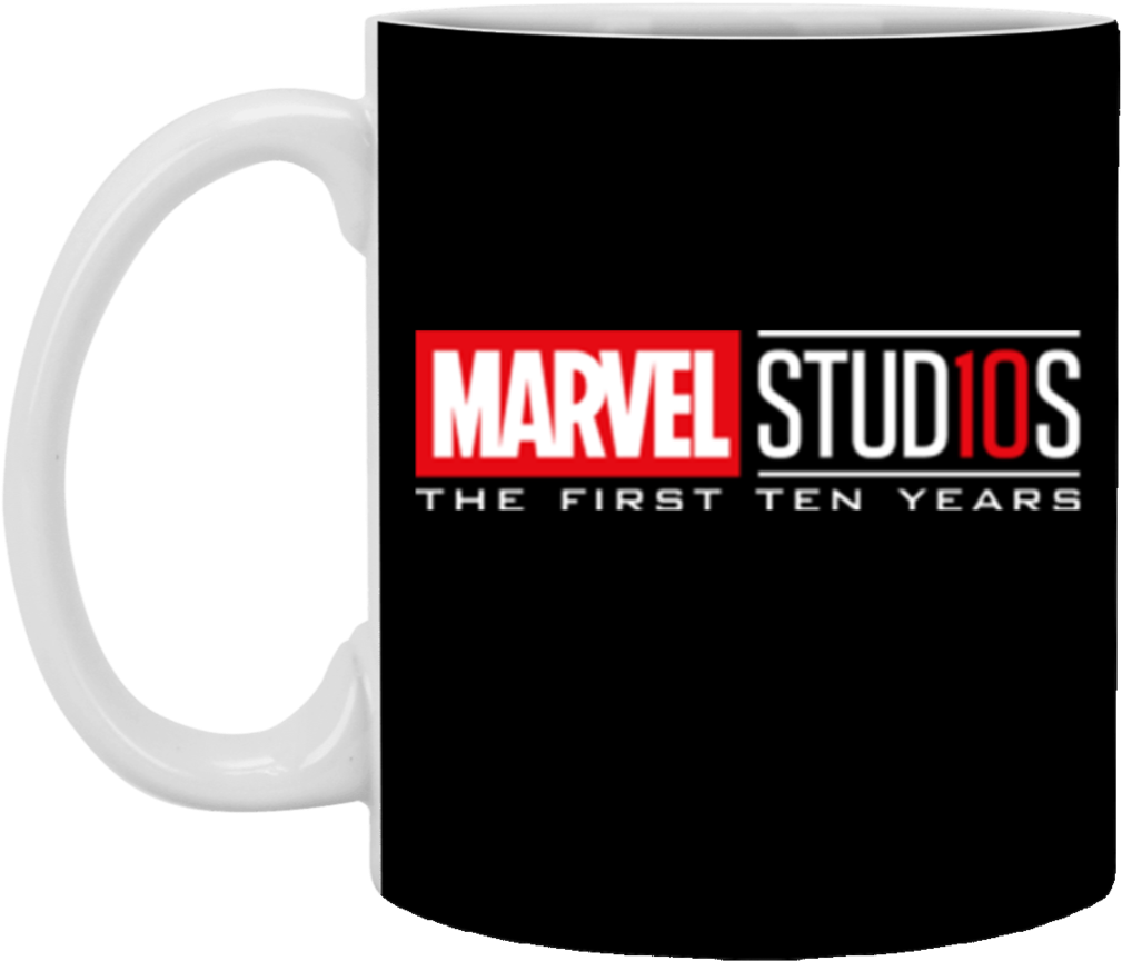 Marvel Studios First Ten Years White Logo Graphic 11 - Marvel Studios Logo 2018 (1024x1024), Png Download