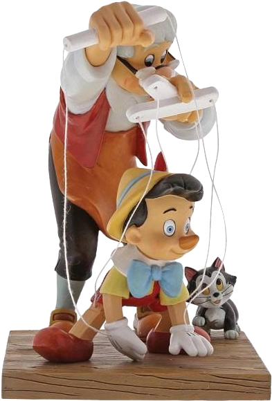 Disney Enchanting Collection Pinocchio Statue Toyslife - Figaro Statua Disney (600x600), Png Download