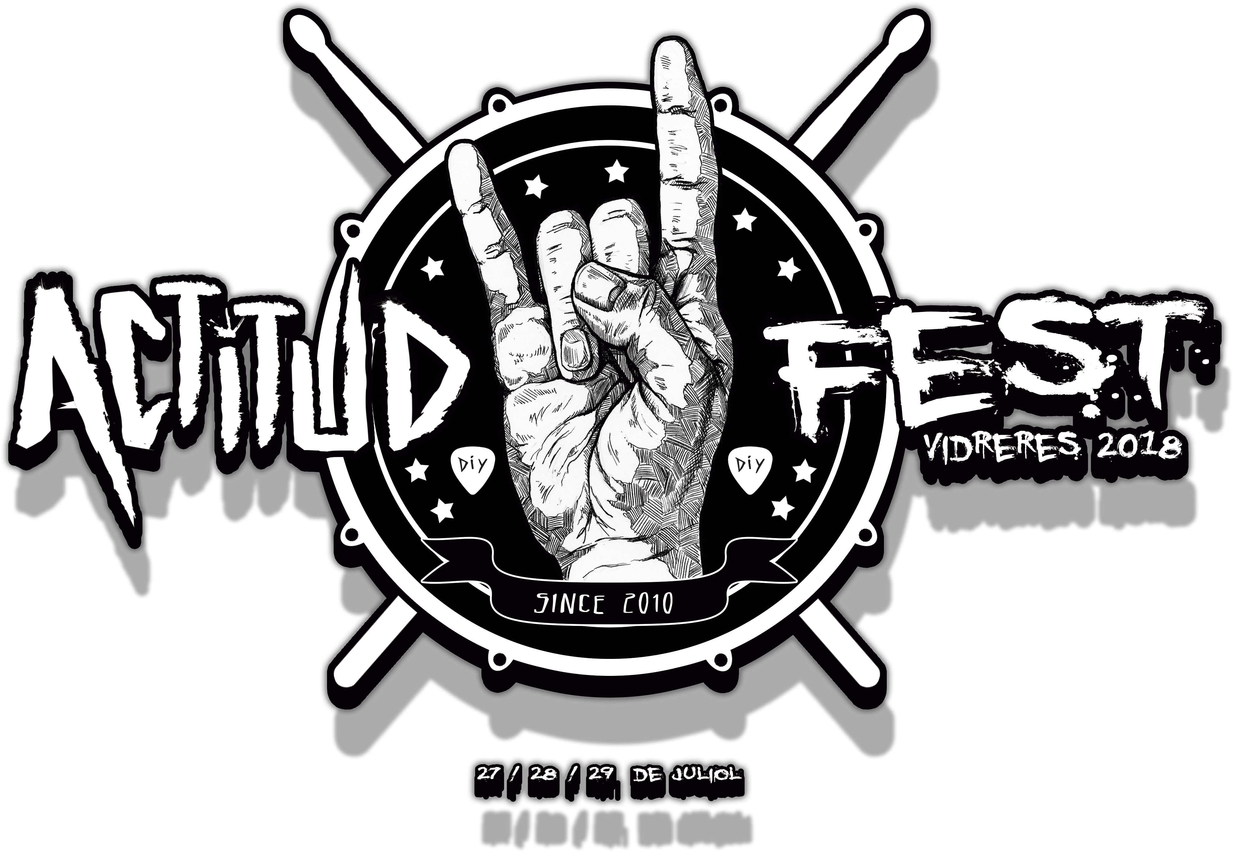 Actitud Fest 2018 (4961x3508), Png Download