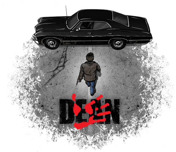 Awesome Supernatural Dean Shirt Available From Teefury - Amc Matador (618x519), Png Download