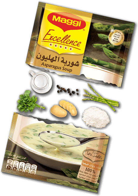 Food & Health - Maggi Excellence Broccoli Soup, 48g (500x657), Png Download