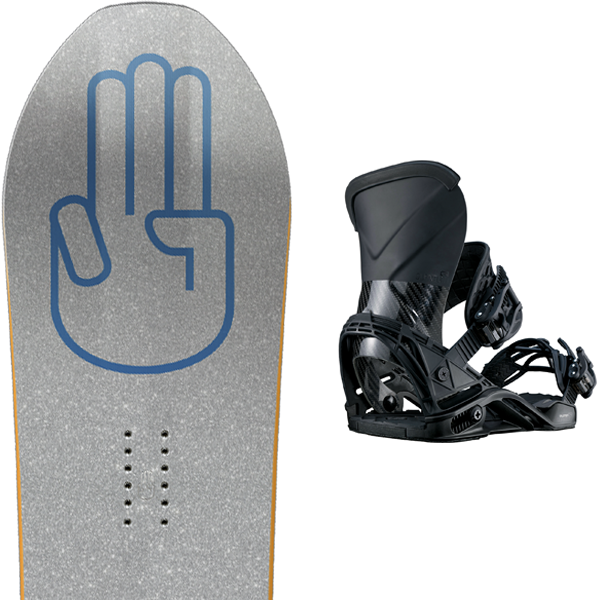 Bataleon Magic Carpet 2018 Salomon Quantum Black - Salomon Quantum Men Bindings Size M (600x600), Png Download