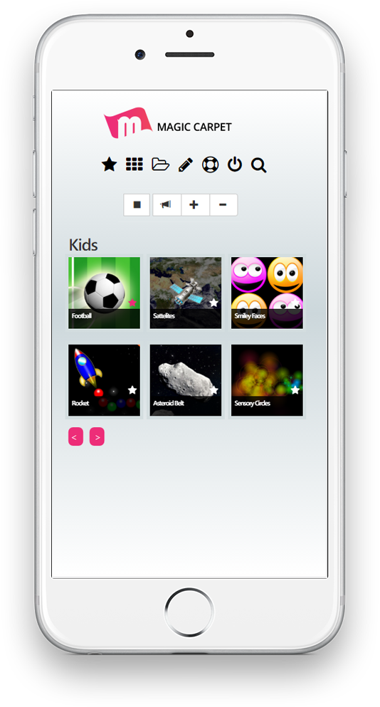 Magic Carpet App For Mobile - Iphone (534x993), Png Download