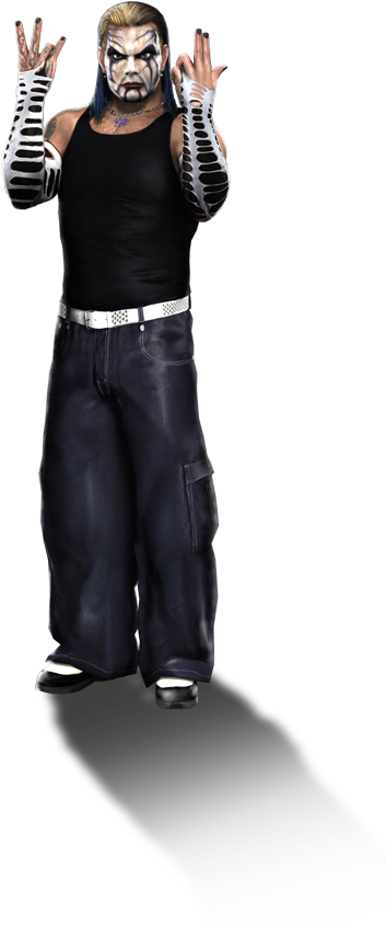 Vs Raw 2010 Jeff Hardy (368x1092), Png Download