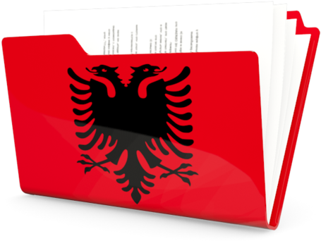Albanian Flag (640x480), Png Download