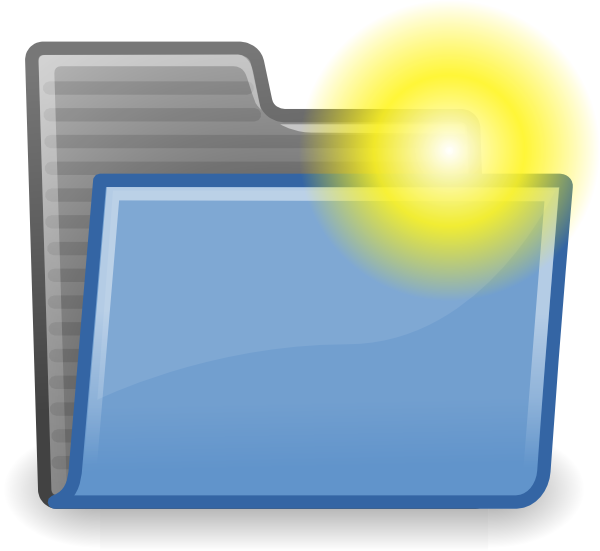 New Folder Icon Clip Art At Clker - Newfolder (600x551), Png Download