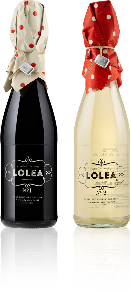 Package / Sangria Lolea - Bottle Design Sangria (429x950), Png Download