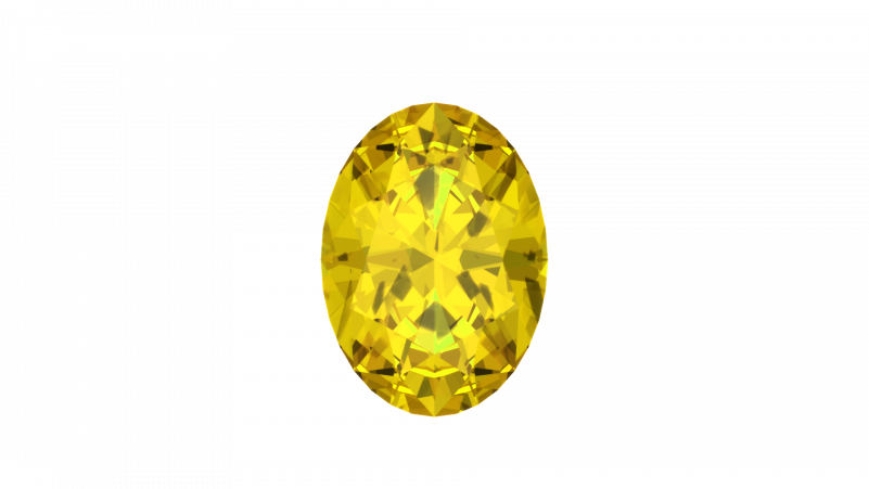 Yellow Sapphire Png Image Background - Diamond (800x800), Png Download