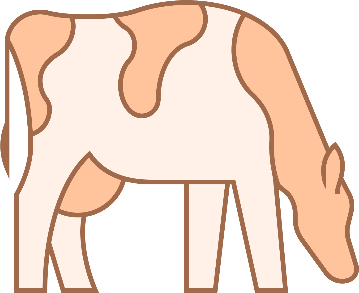 Cow Breed Icon - Dog Licks (1600x1600), Png Download