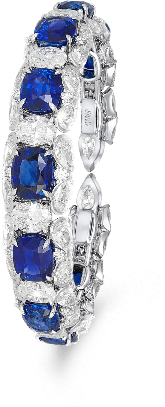 Pirouette Sapphire Bangle - Bracelet (1536x1536), Png Download