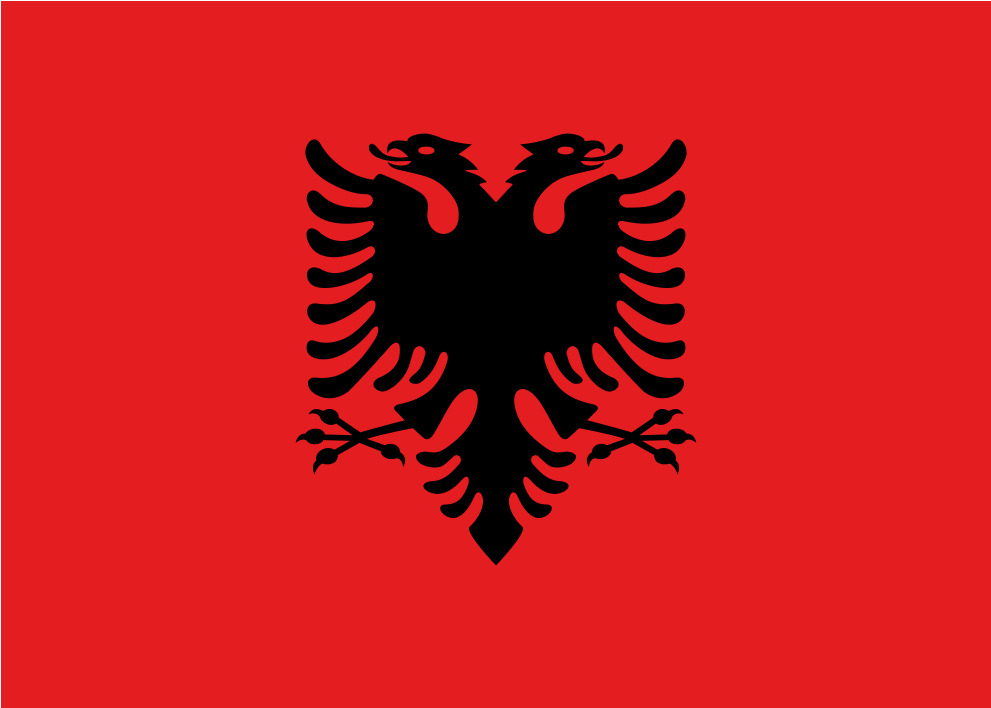 Download Svg Download Png - Albanian Flag (1024x1024), Png Download