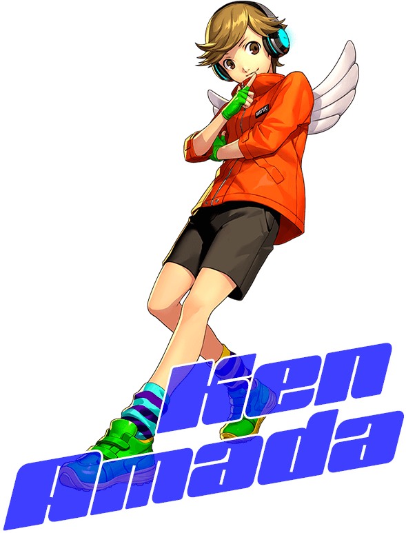 Trading In His Signature Earphones For Headphones, - Persona 3: Dancing In Moonlight (850x1076), Png Download