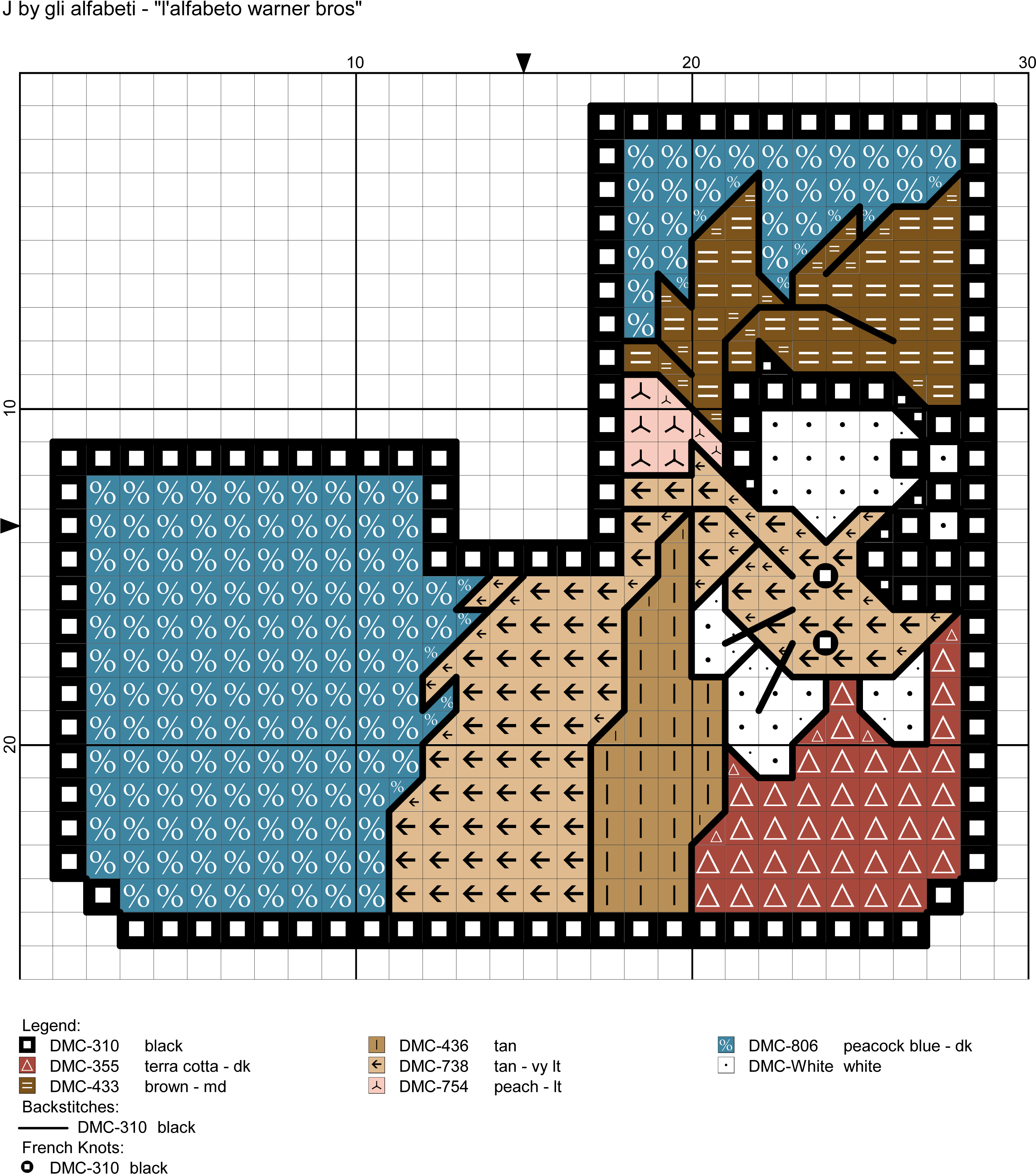 Alfabeto Warner Bros - Illustration (2913x3198), Png Download