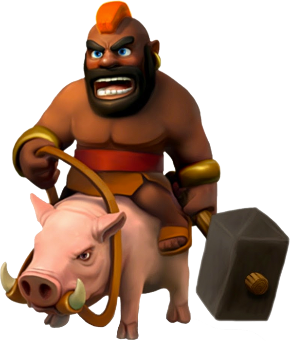 Next - Clash Royale Hog Png (596x700), Png Download
