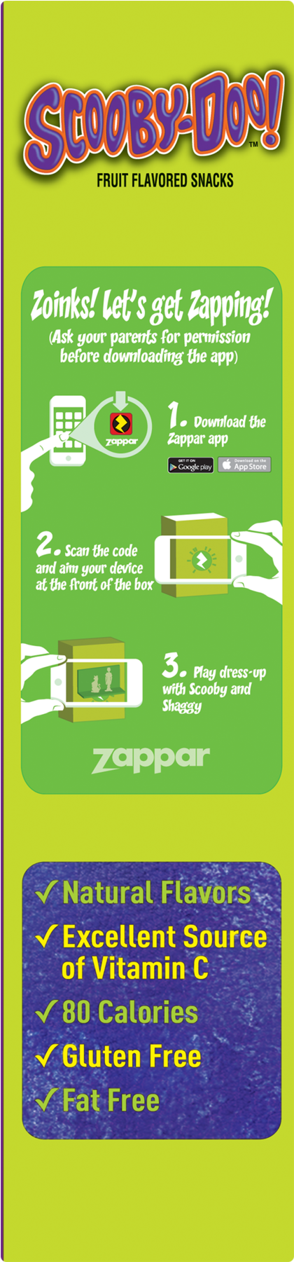 Betty Crocker Fruit Snacks, Scooby Doo Snacks, Value - Betty Crocker Scooby Doo Fruit Flavored Snacks, Assorted (1800x1800), Png Download