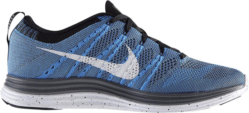 Flyknit One 'blue Glow' - Sneakers (850x385), Png Download