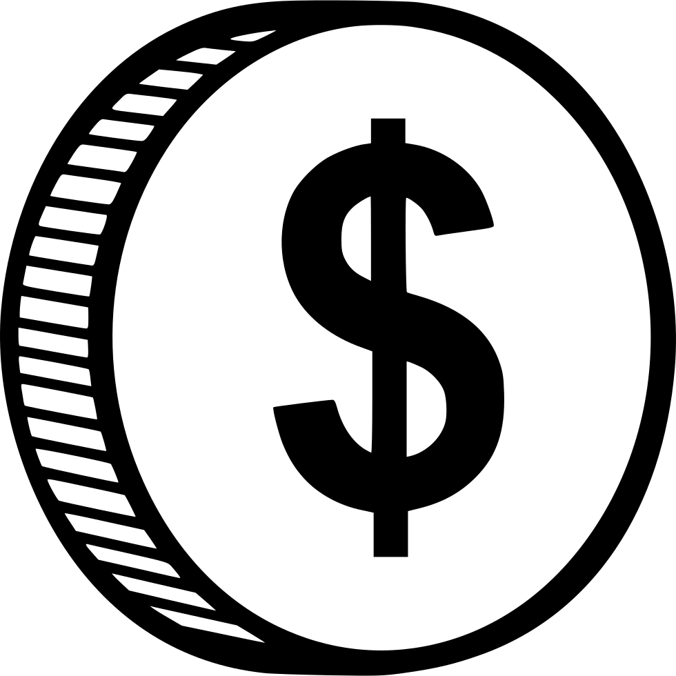 Dollar Coin Svg Png Icon Free Download - Money Sign In Circle (980x980), Png Download