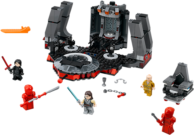 Snoke's Throne Room - Lego Snoke's Throne Room (800x600), Png Download