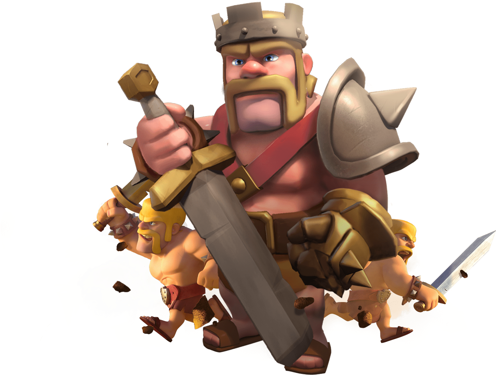 Clash Of Clans The Heroes (2048x1280), Png Download
