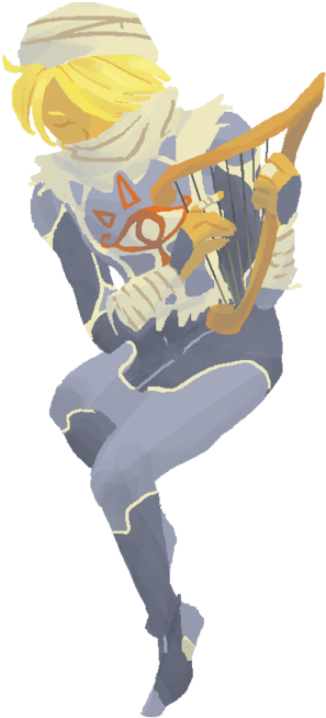 Sheik - Princess Zelda (467x700), Png Download