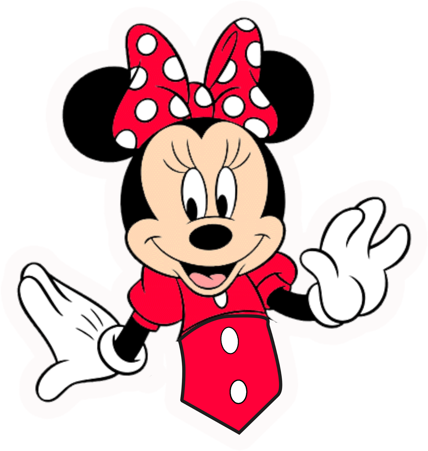 Meu Blog E Dedicado A Presentar Meus Trabalhos De Artesano - Simple Minnie Mouse Drawings (1500x1600), Png Download