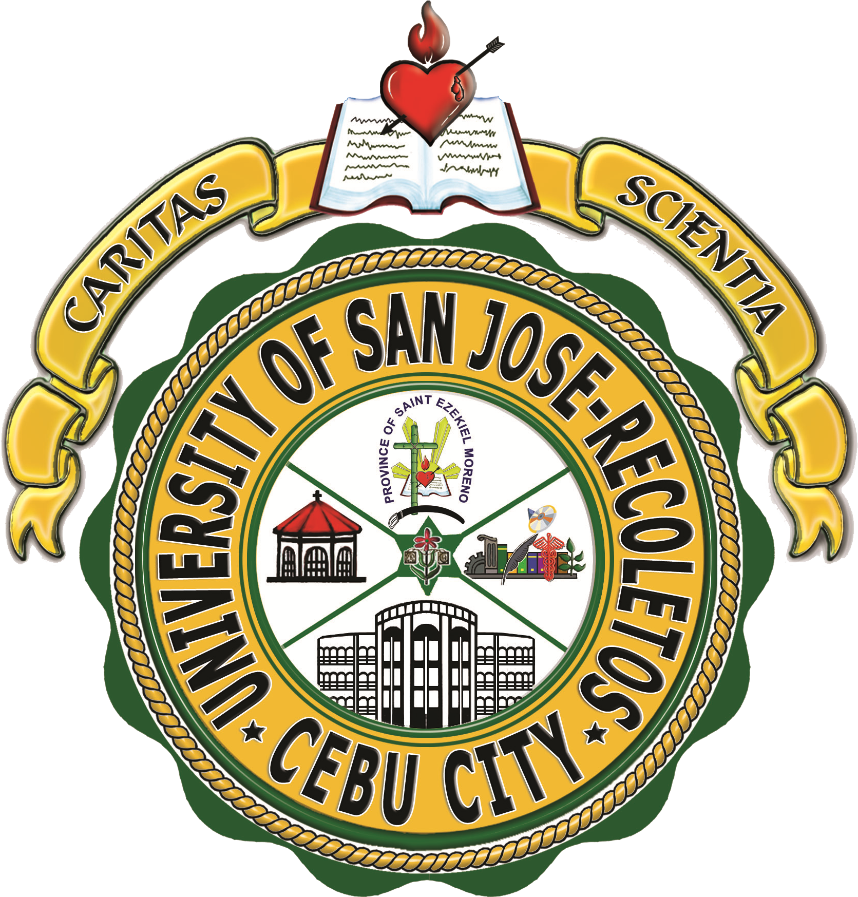 Null - University Of San Jose Recoletos Logo (1910x1977), Png Download