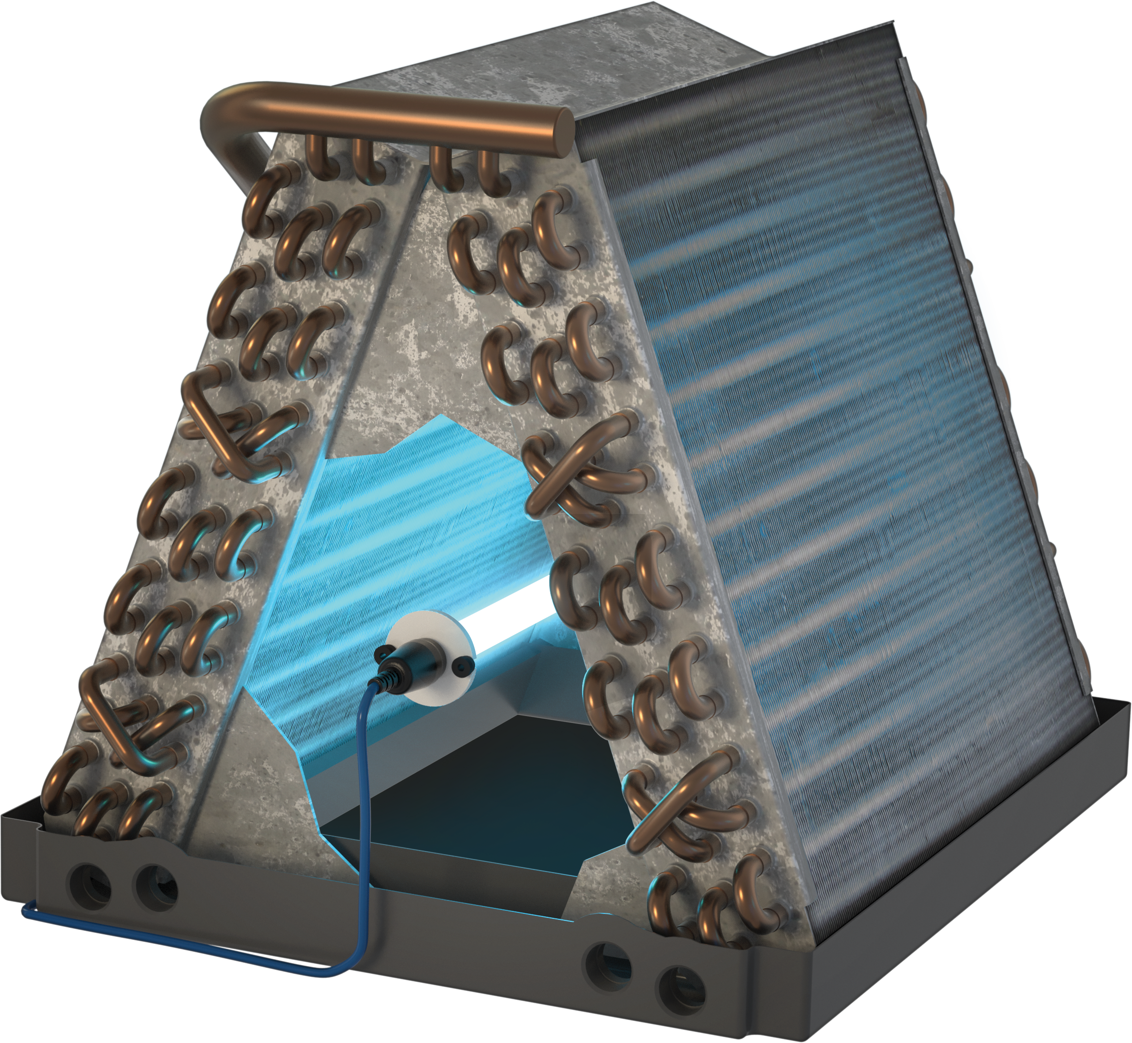 Blue-tube In A Coil Jpg Png - Facebook (2271x2092), Png Download