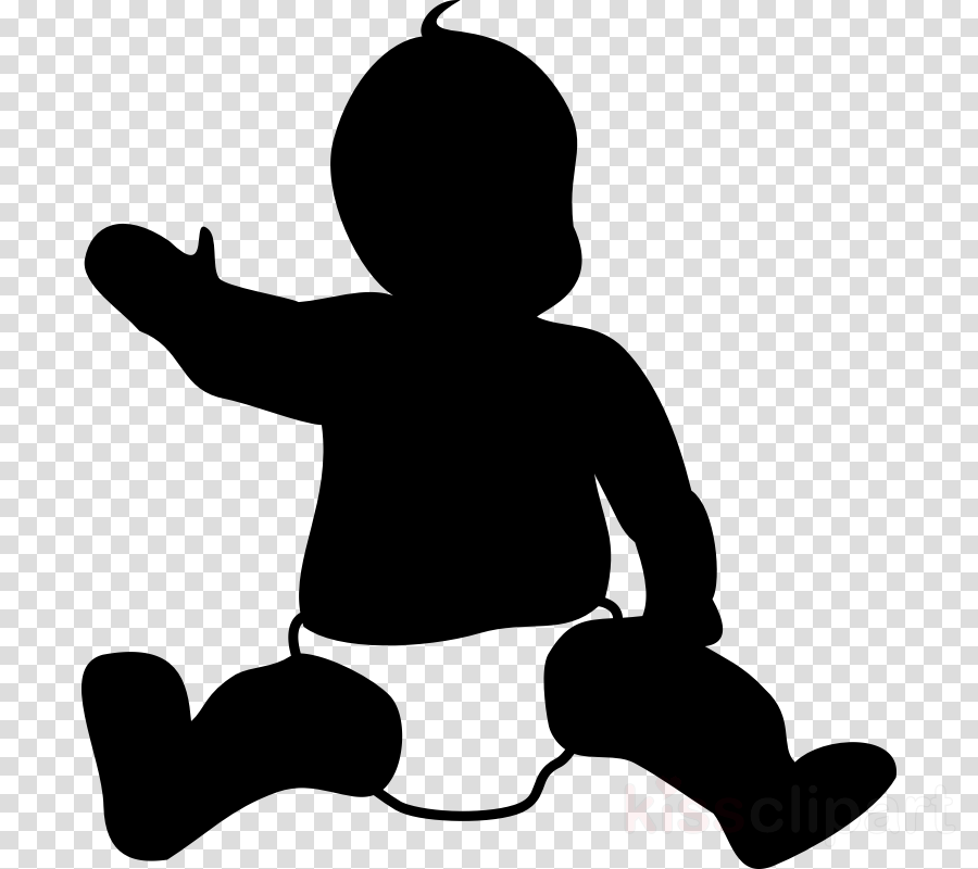Baby Outline Clipart Diaper Child Clip Art - Harman Kardon Aura Studio2 Blk (900x800), Png Download