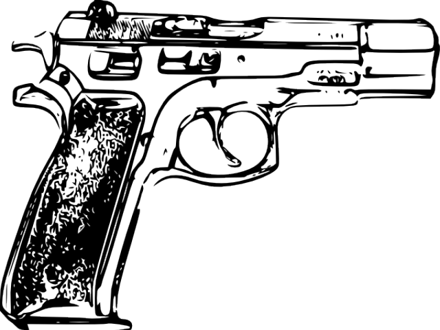 Gun Clipart Policeman - Gun Clipart (640x480), Png Download